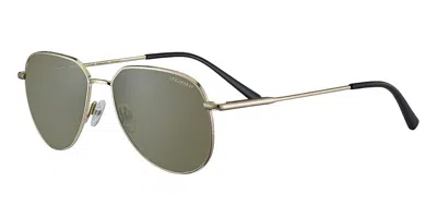 Serengeti Haywood Polarized Ss543003 Occhiali Da Sole Oro Per Uomo In Orange