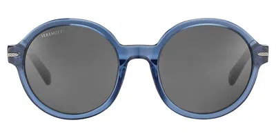 Serengeti Joan Polarized Ss577003 Women's Sunglasses Blue Size 53