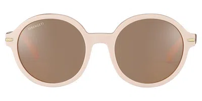 Serengeti Joan Ss577006 Women's Sunglasses Brown Size 53 In Neutral