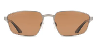 Serengeti Kean Polarized Ss597004 Men's Sunglasses Gunmetal Size 59 In Brown