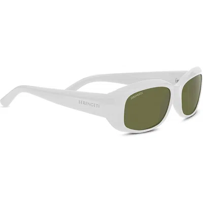 Serengeti Ladies' Sunglasses  Ss008001 56 Gbby2 In White