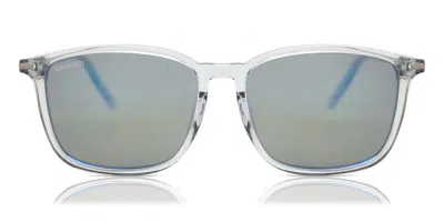 Serengeti Lenwood Polarized Ss485002 Men's Sunglasses Clear Size 57 In Transparent