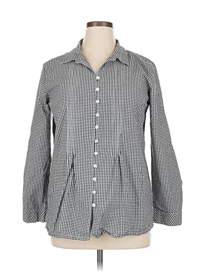 Pre-owned Serengeti Long Sleeve Button Down Shirt In Gray