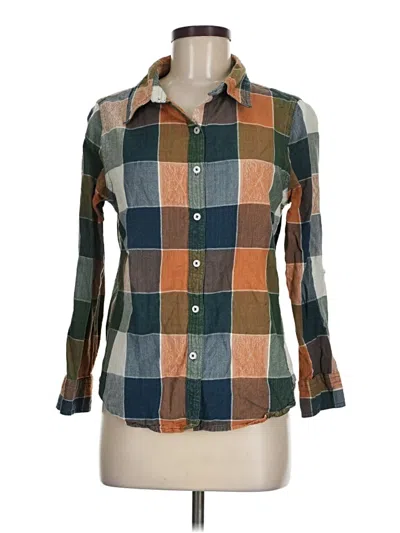 Pre-owned Serengeti Long Sleeve Button Down Shirt In Green