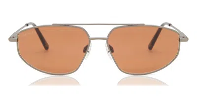 Serengeti Marlon Ss539005 Men's Sunglasses Brown Size 57