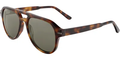 Serengeti Mateo Polarized Ss765003 Men's Sunglasses Tortoiseshell Size 55 In Brown