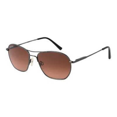 Serengeti Metal Sunglasses In Burgundy