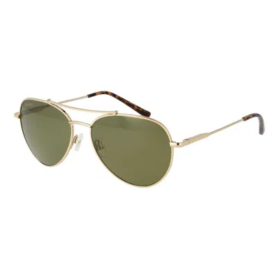 Serengeti Metal Sunglasses In Gold