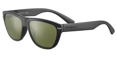 Serengeti Pancho Polarized Ss601001 Women's Sunglasses Black Size 57