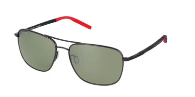 Serengeti Spello Polarized 8796 Men's Sunglasses Black Size 58