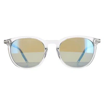 Pre-owned Serengeti Sunglasses Arlie Ss483003 Shiny Crystal Mineral Polarized 555nm Blue In Clear