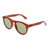 Serengeti Orange Unisex Sunglasses In Orange