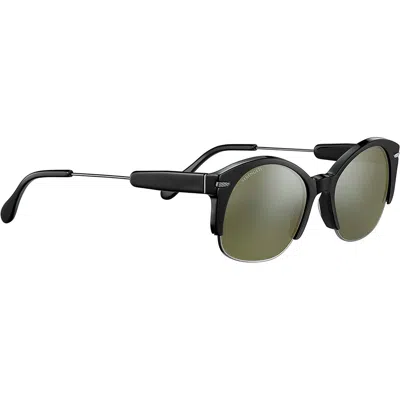 Serengeti Unisex Sunglasses  Ss529002 53 Gbby2 In Black
