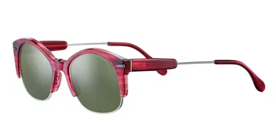 Serengeti Vinita Polarized Ss529004 Occhiali Da Sole Rossi Per Uomo In Multi