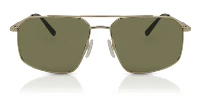 Serengeti Wayne Ss546005 Men's Sunglasses Gold Size 57 In Green