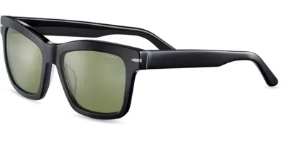 Serengeti Winona Polarized Ss528001 Occhiali Da Sole Neri Per Uomo In Black