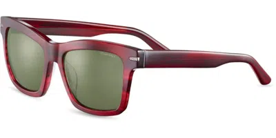 Serengeti Winona Polarized Ss528003 Occhiali Da Sole Rossi Per Uomo In Pink