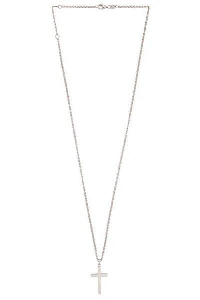 Serge De Nimes Cross Necklace In Silver