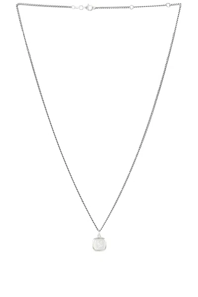 Serge De Nimes Dove Cameo Necklace In Silver