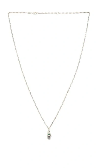 Serge De Nimes Oracle Necklace In Silver