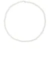 Serge De Nimes Pearl Necklace In Silver