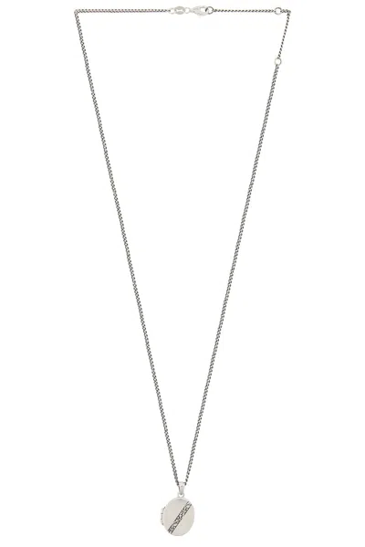 Serge De Nimes Pergola Locket Necklace In Silver