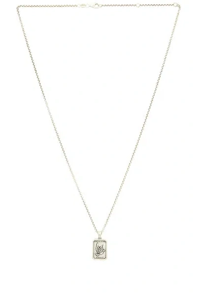 Serge De Nimes Protect Necklace In Silver