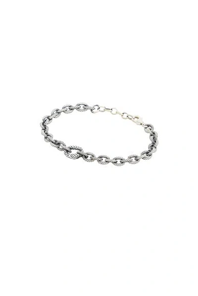 Serge De Nimes Reptile Bracelet In Silver