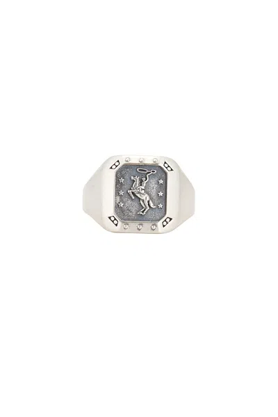 Serge De Nimes Rodeo Ring In Silver