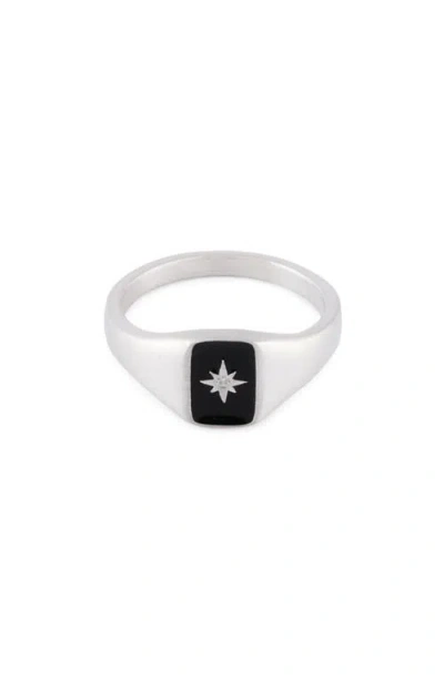 Serge Denimes Abyssal Signet Ring In Silver