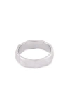 Serge Denimes Attrition Ring In Silver