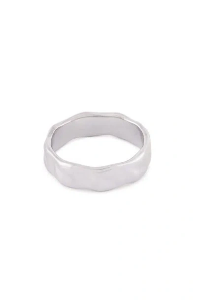 Serge Denimes Attrition Ring In Silver