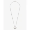 SERGE DENIMES BUTTERFLY 925 STERLING SILVER NECKLACE