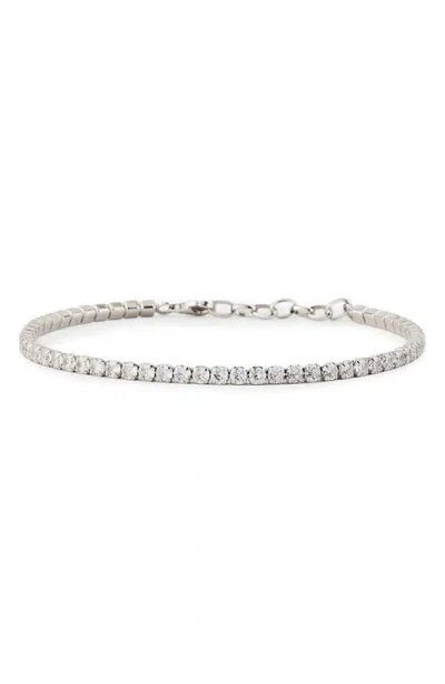 Serge Denimes Chain Tennis Bracelet In Neutral