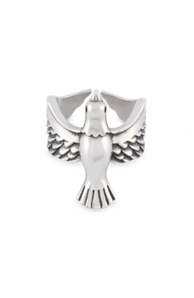 Serge Denimes Dove Ring In Silver