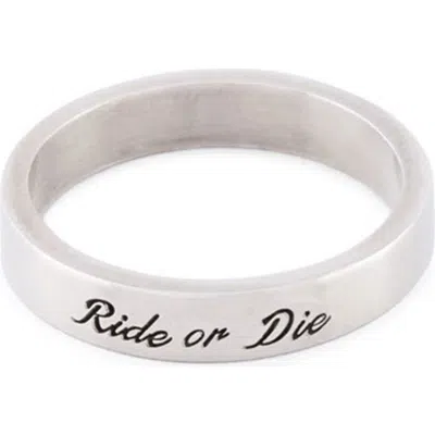 Serge Denimes Loyalty Band Ring In Silver