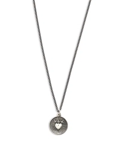 Serge Denimes Men's Sorrow Pendant Necklace Set - Exclusive In Silver