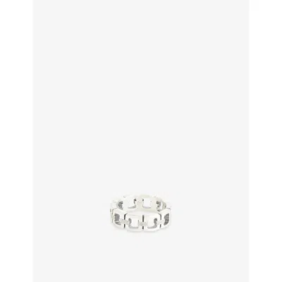 Serge Denimes Mens Bond Sterling-silver Ring