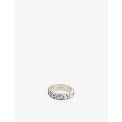 Serge Denimes Mens Frieze 925 Sterling Silver Ring