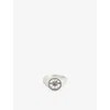 Serge Denimes Mens Galactic 925 Sterling-silver And Cubic-zirconia Ring In Metallic