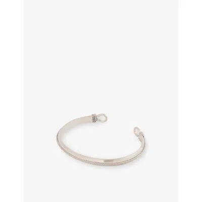 Serge Denimes Mens Lasso 925 Sterling Silver Bangle