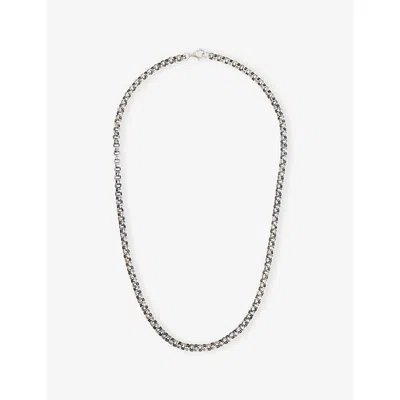 Serge Denimes Mens Maille Sterling-silver Chain Necklace In Metallic