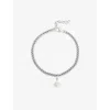 Serge Denimes Mens North Star Sterling-silver Bracelet In Metallic