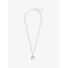 Serge Denimes Mens Ranch 925 Sterling Silver Necklace In Metallic