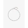 Serge Denimes Mens Figaro Sterling-silver Bracelet In Silver