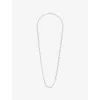 Serge Denimes Mens Figaro Sterling-silver Necklace In Metallic