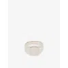 Serge Denimes Mens Silver Signet Polished Sterling-silver Ring In Silver