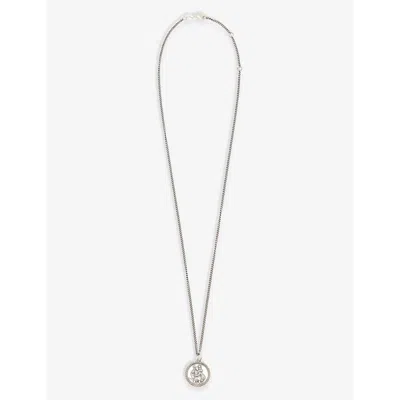 Serge Denimes Mens Silver St Christopher Sterling-silver Pendant Necklace