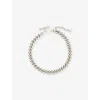 Serge Denimes Mens T-bar Charm Sterling Silver Bracelet In Metallic