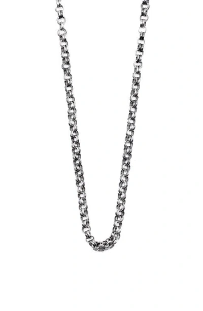 Serge Denimes Silver Maille Chain Necklace